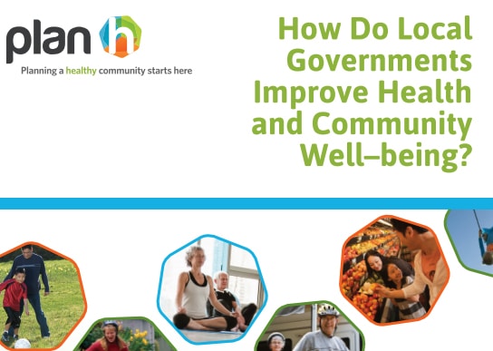 How do local governments improve health and community well–being?