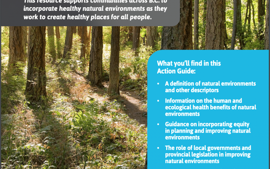Healthy Natural Environments Action Guide released