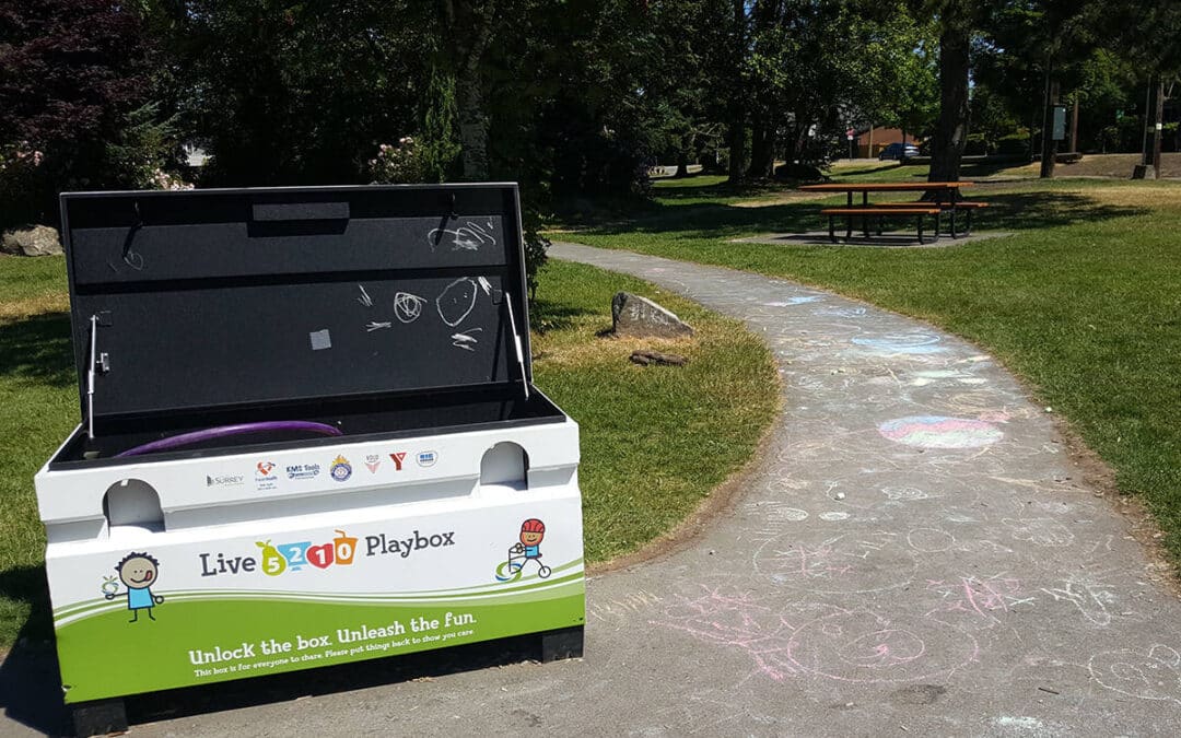 It’s all about sharing,’ families take ownership of new playboxes at Surrey Parks