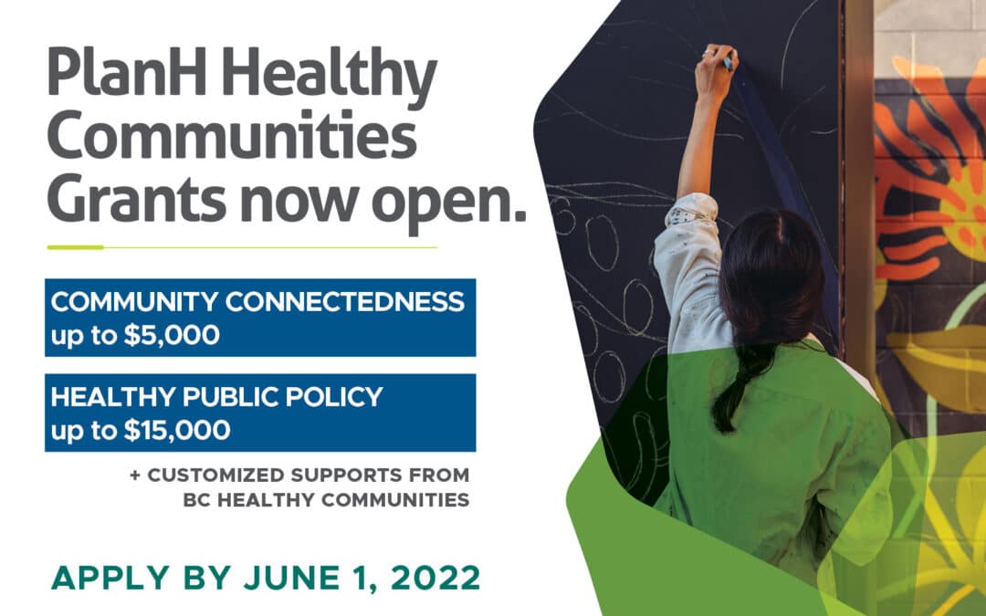 PlanH Healthy Communities Grant Program 2022 cycle now open