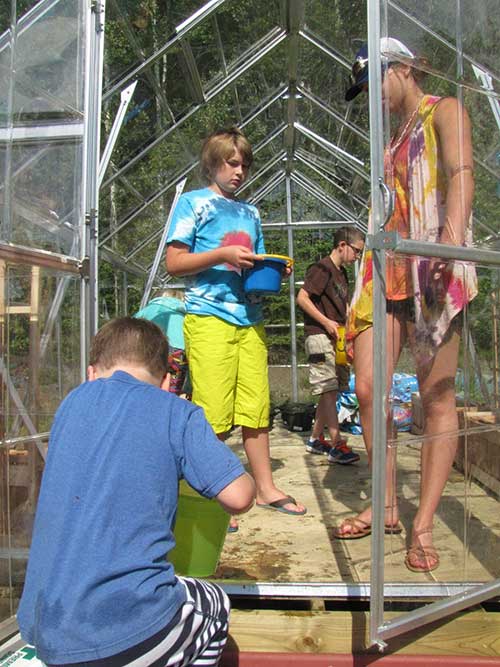 Northern Health’s IMAGINE grant funded the Northern Rockies Regional Municipality Youth Sustainability Greenhouse