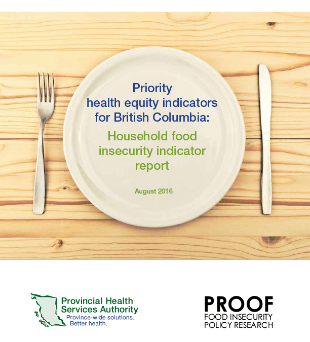 Priority Health Equity Indicators for British Columbia