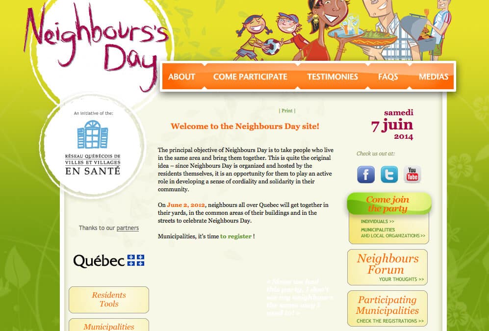 Quebec Neighbours Day