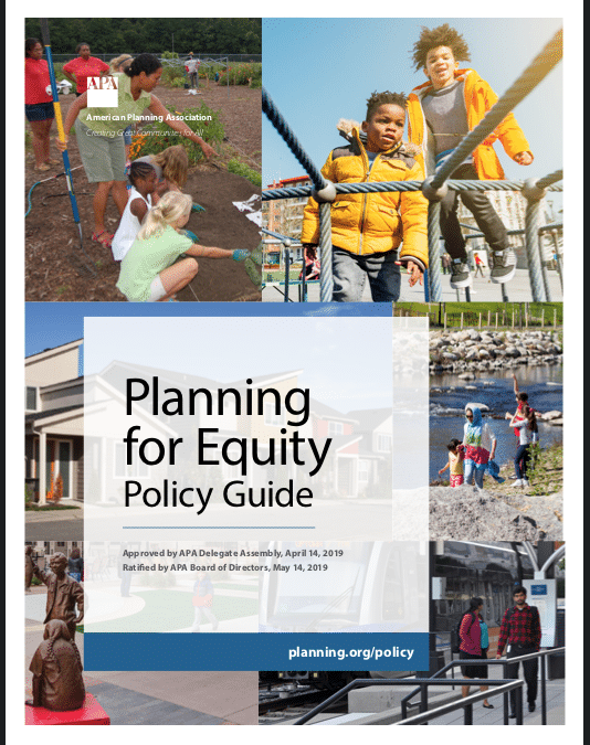 Planning for Equity Policy Guide